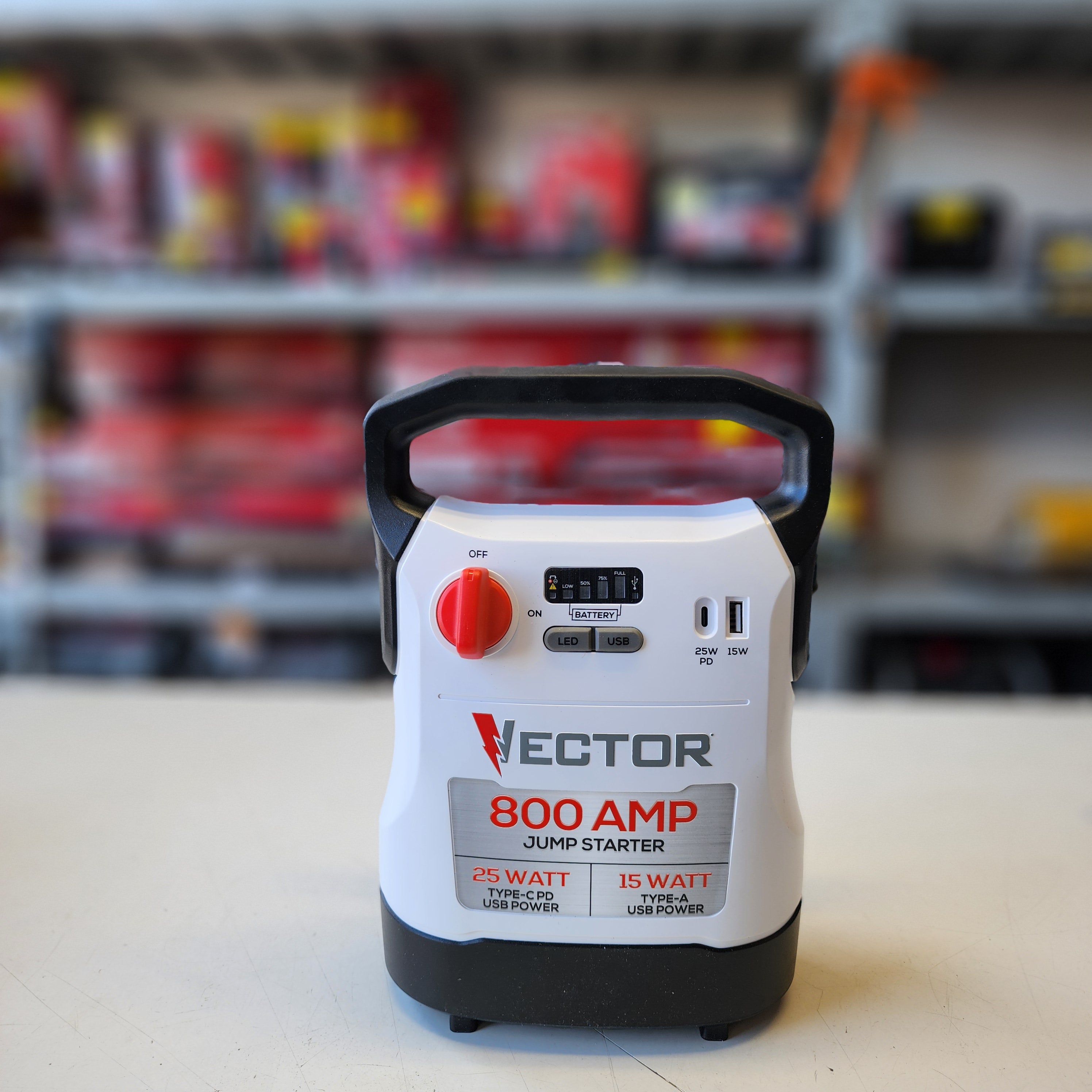 VECTOR 800 Amp Jump Starter with USB Power
