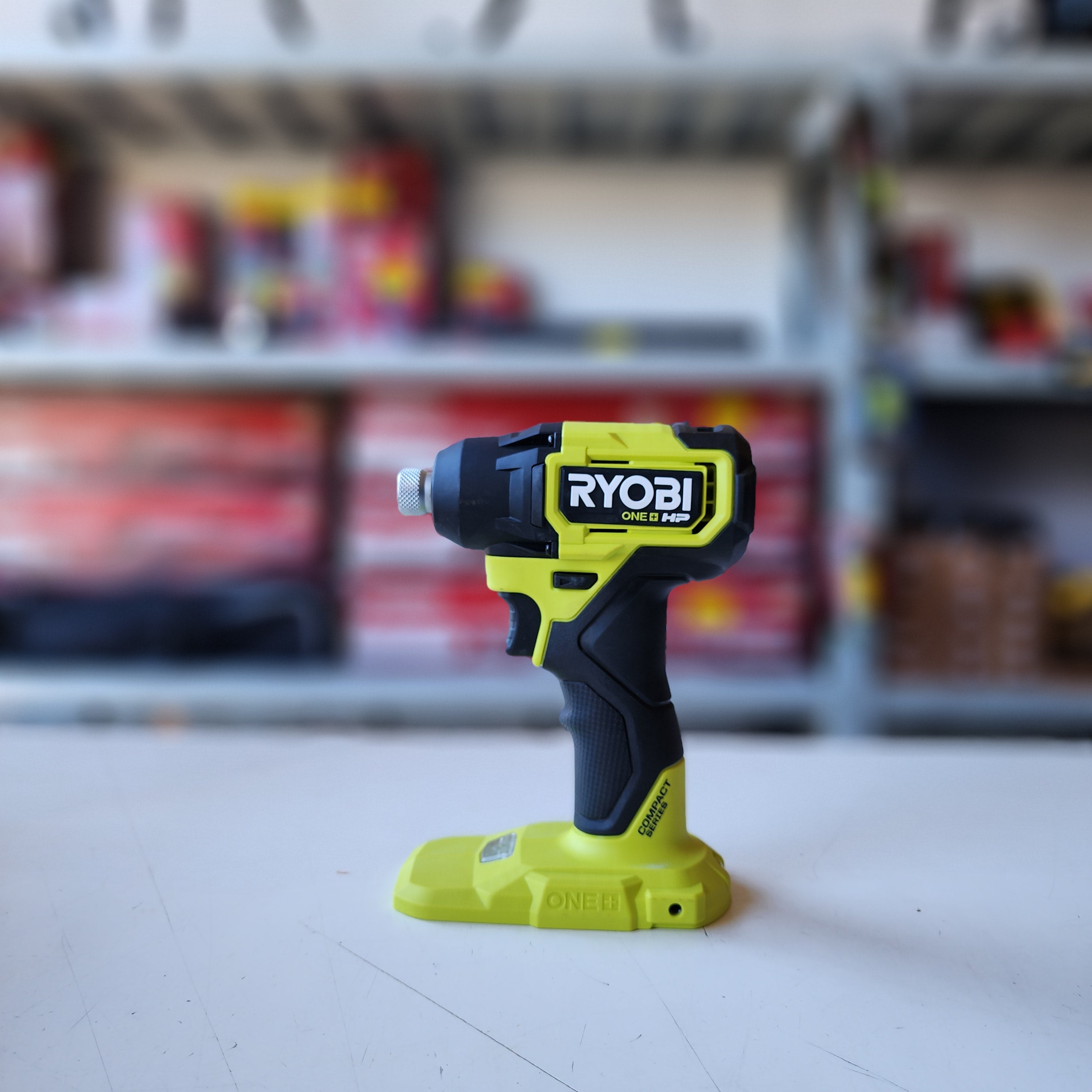 RYOBI ONE+ HP 18V Brushless Cordless Compact Impact Driver Kit with 18V 2.0 Ah HIGH PERFORMANCE Battery and Charger RYOBI
