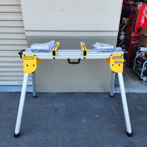 DEWALT 500 lb capacity miter saw stand compact lightweight design