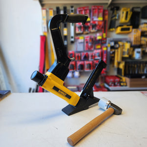 DEWALT DWEP12569 air powered flooring nailer 15.5 and 16 gauge tool