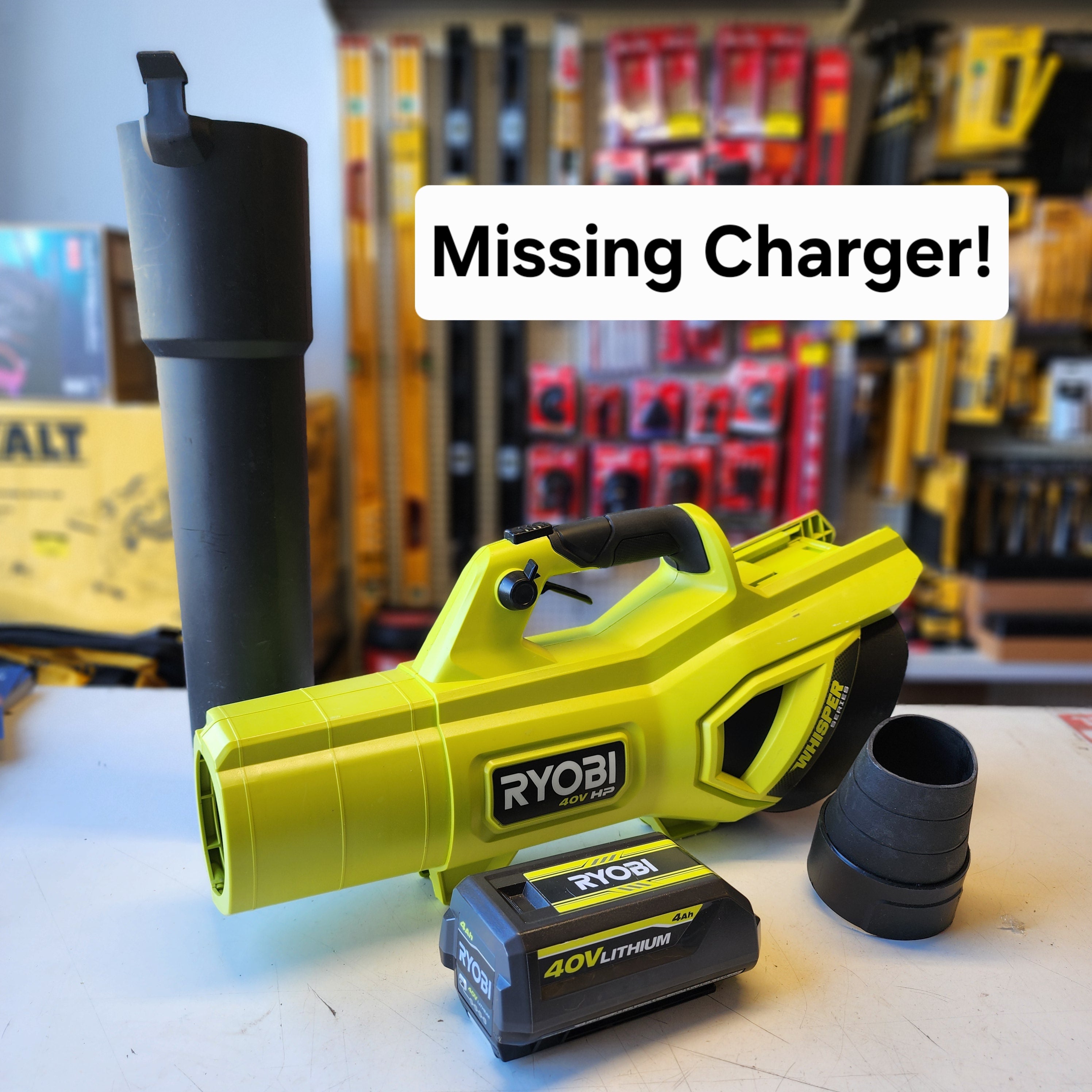 RYOBI 40V HP Brushless Whisper Series 160 MPH 650 CFM Leaf Blower Cordless with 4.0 Ah Battery RYOBI