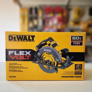 DEWALT FLEXVOLT 7-1/4 inch circular saw cordless brushless design