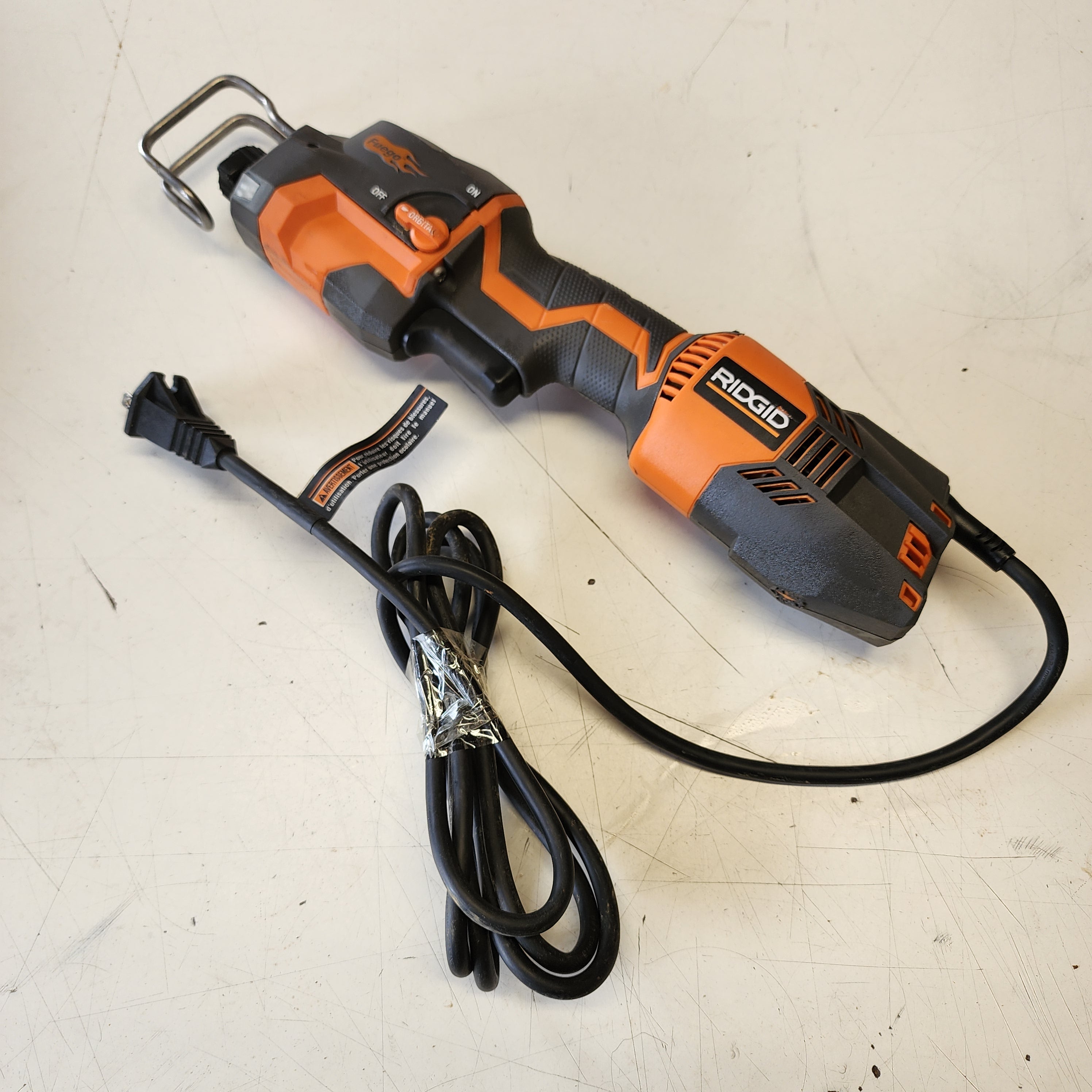 RIDGID Thru Cool 6 Amp Corded 1-Handed Orbital Reciprocating Saw Kit – Model 1000296231