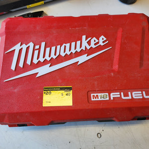 Compact Milwaukee hard case for drill tool storage