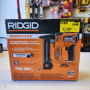 RIDGID cordless stapler for trim work