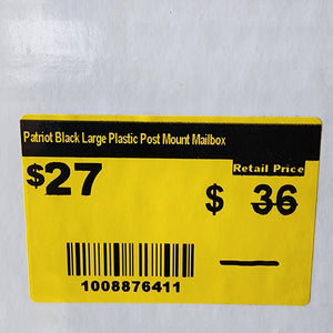 Architectural Mailboxes Patriot Black Large Plasti #condition_open-box