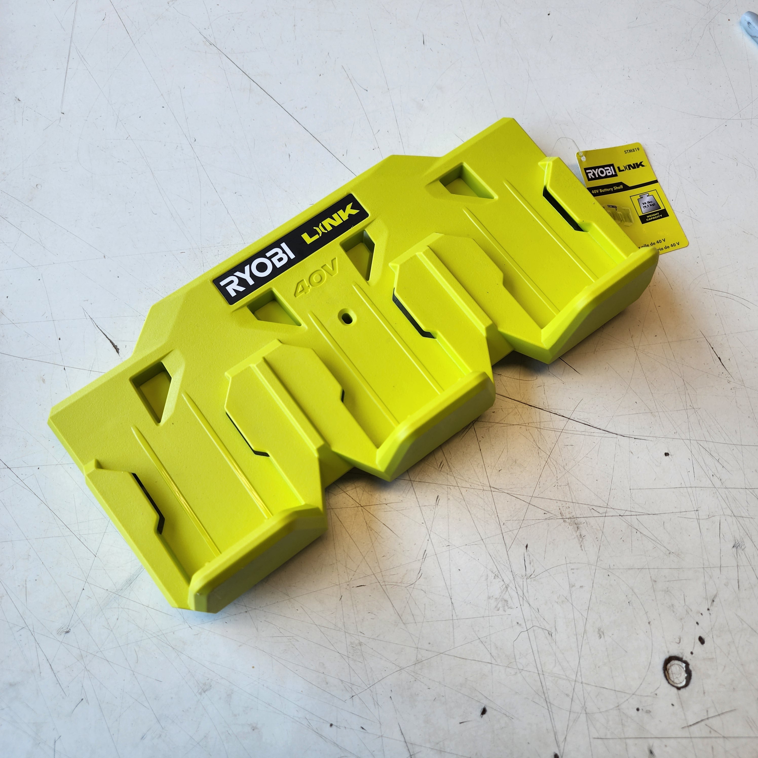 RYOBI LINK 40V Battery Shelf RYOBI
