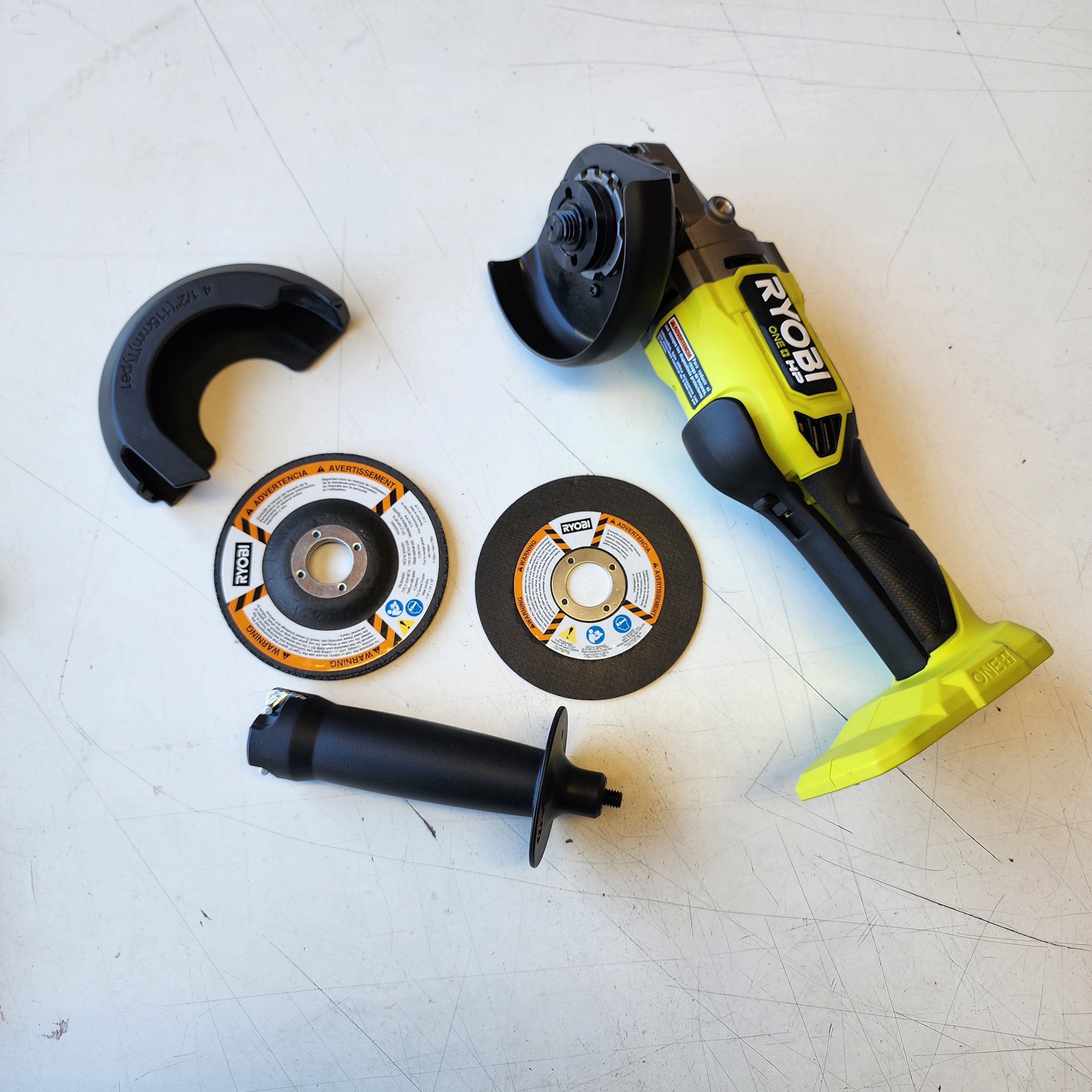 RYOBI ONE+ HP 18V Brushless Cordless 4-1/2 in. Angle Grinder RYOBI