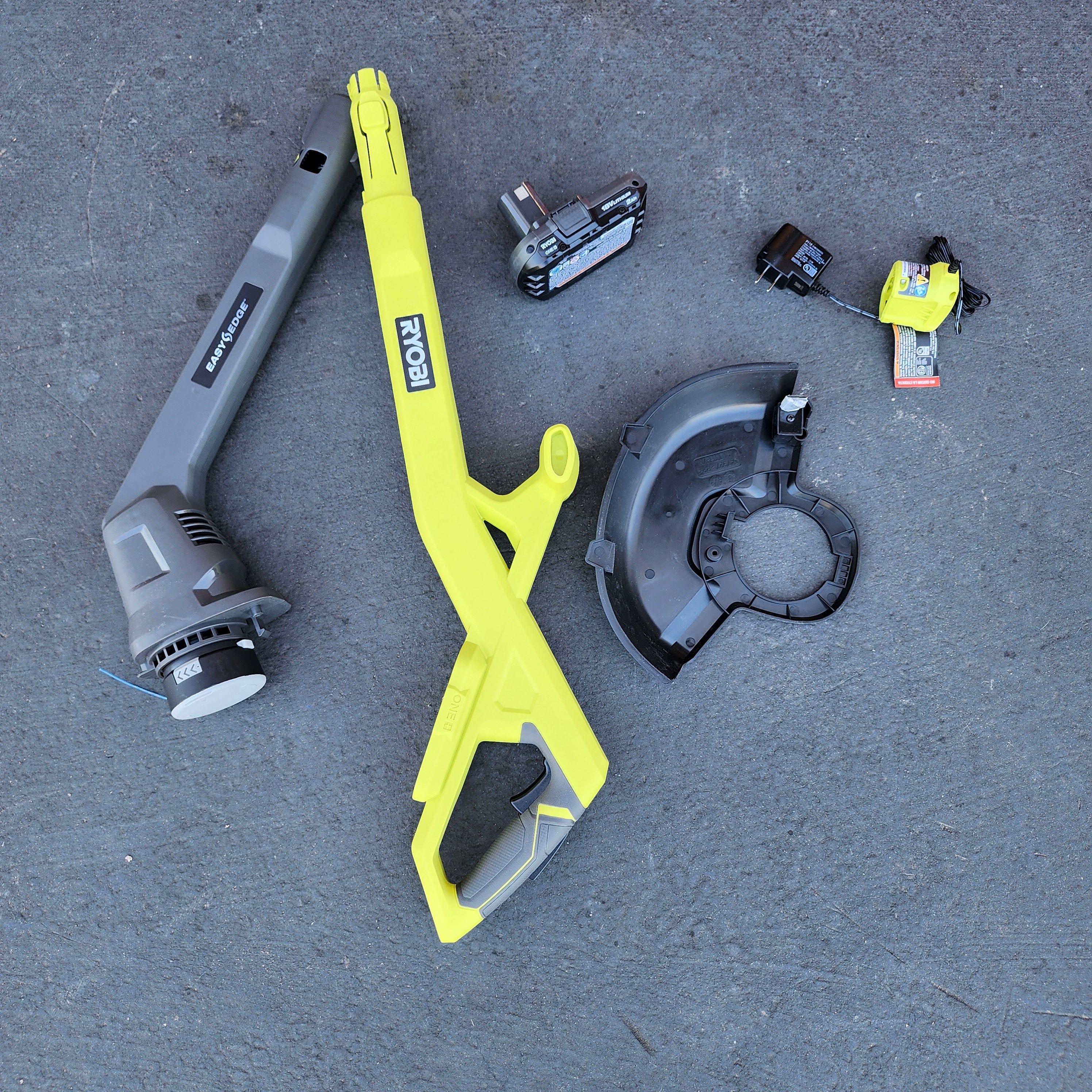 RYOBI ONE+ 18V 10 in. Cordless String Trimmer Kit RYOBI