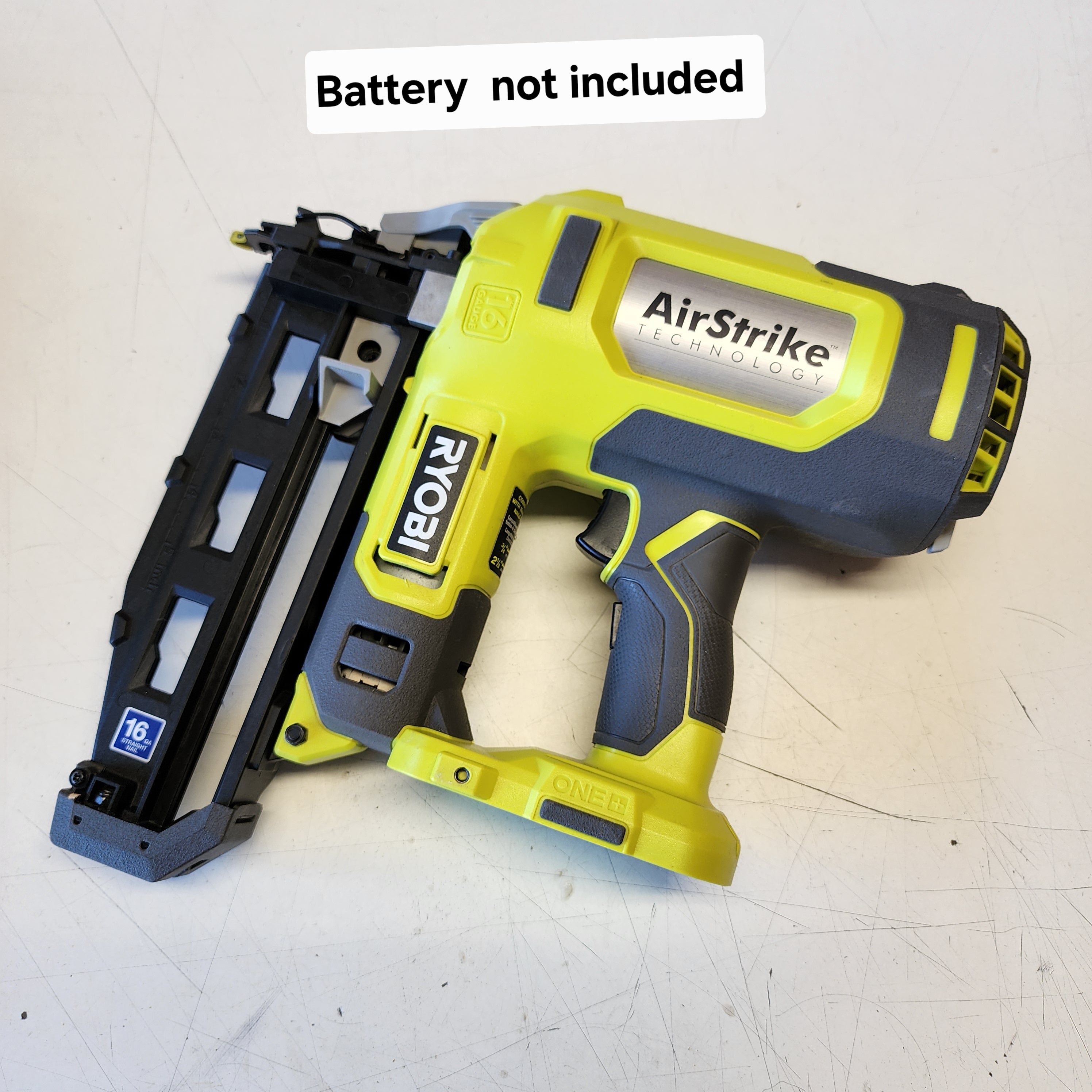 RYOBI ONE+ 18V AirStrike 16-Gauge Cordless Finish Nailer Tool Only RYOBI