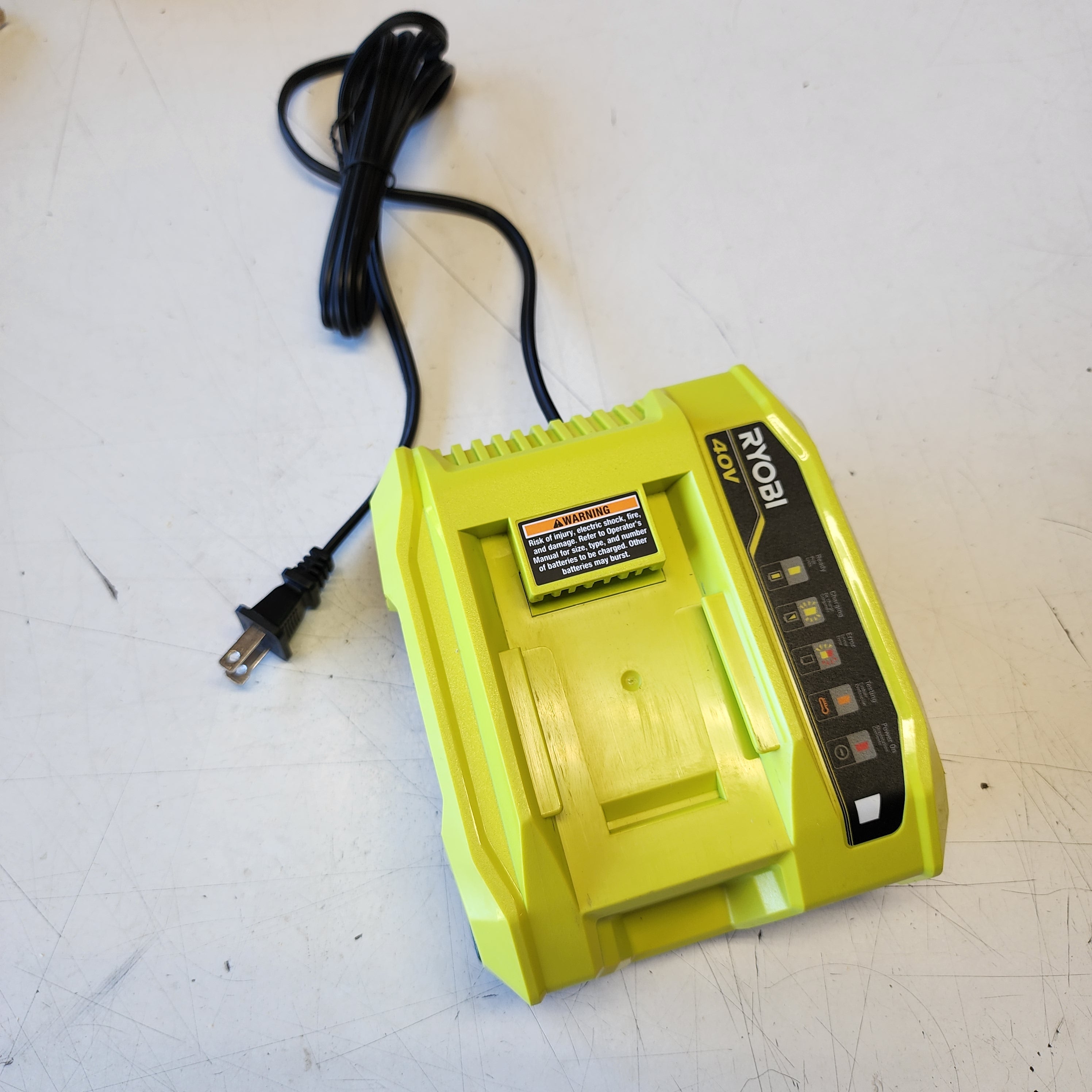 RYOBI 40V Lithium-Ion Rapid Charger RYOBI