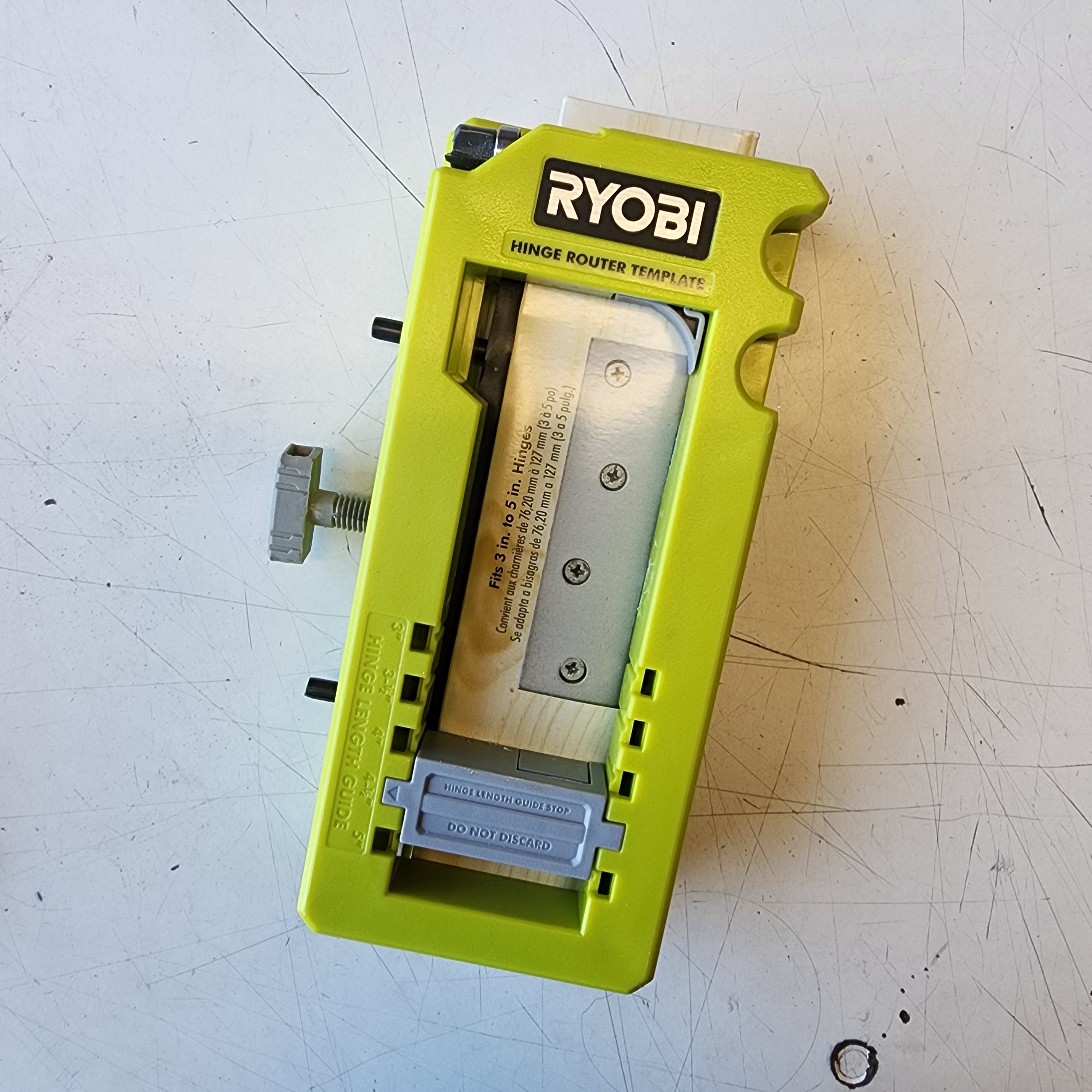 RYOBI Door Hinge Template RYOBI