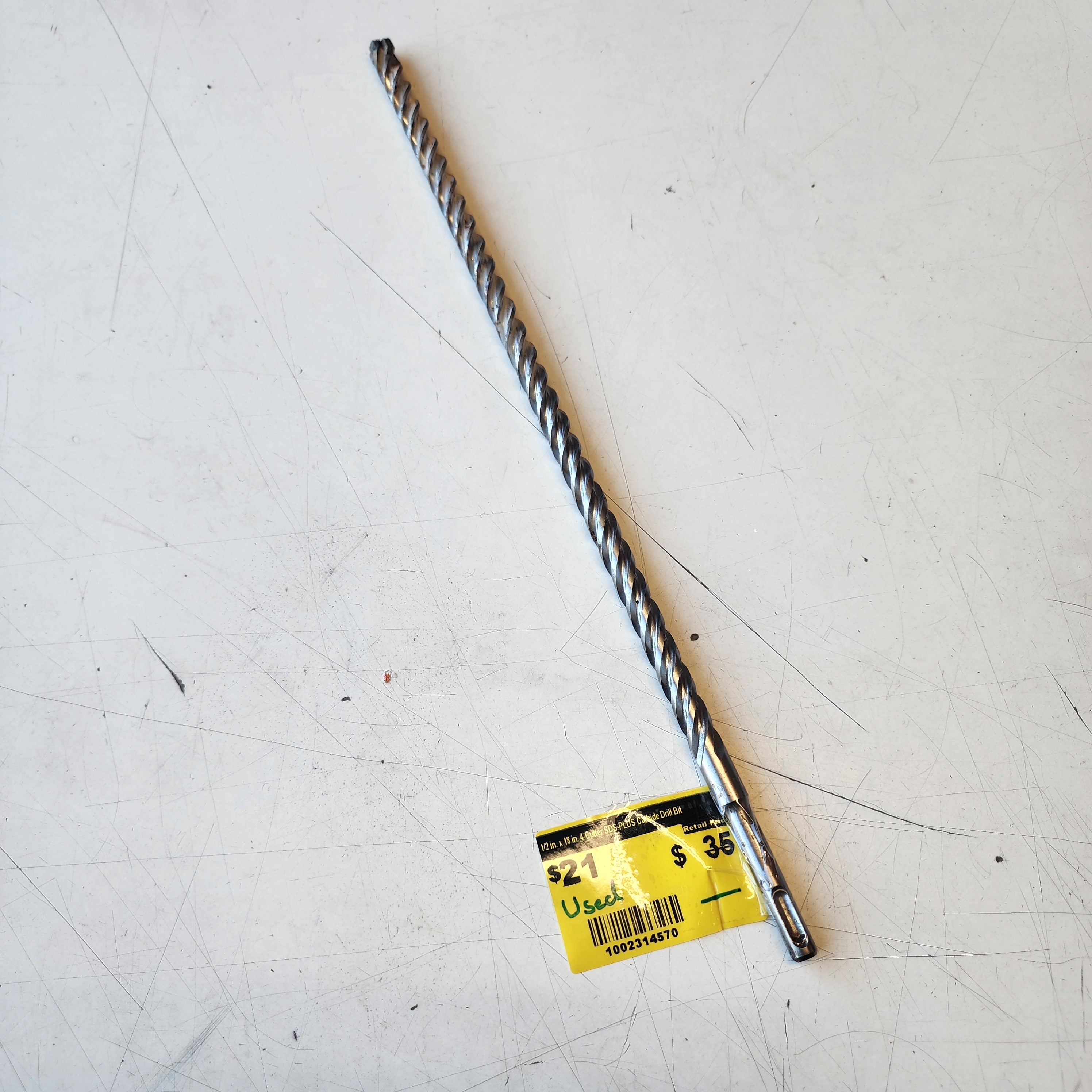 Milwaukee 1/2 in. x 18 in. 4-Cutter SDS-PLUS Carbide Drill Bit Milwaukee