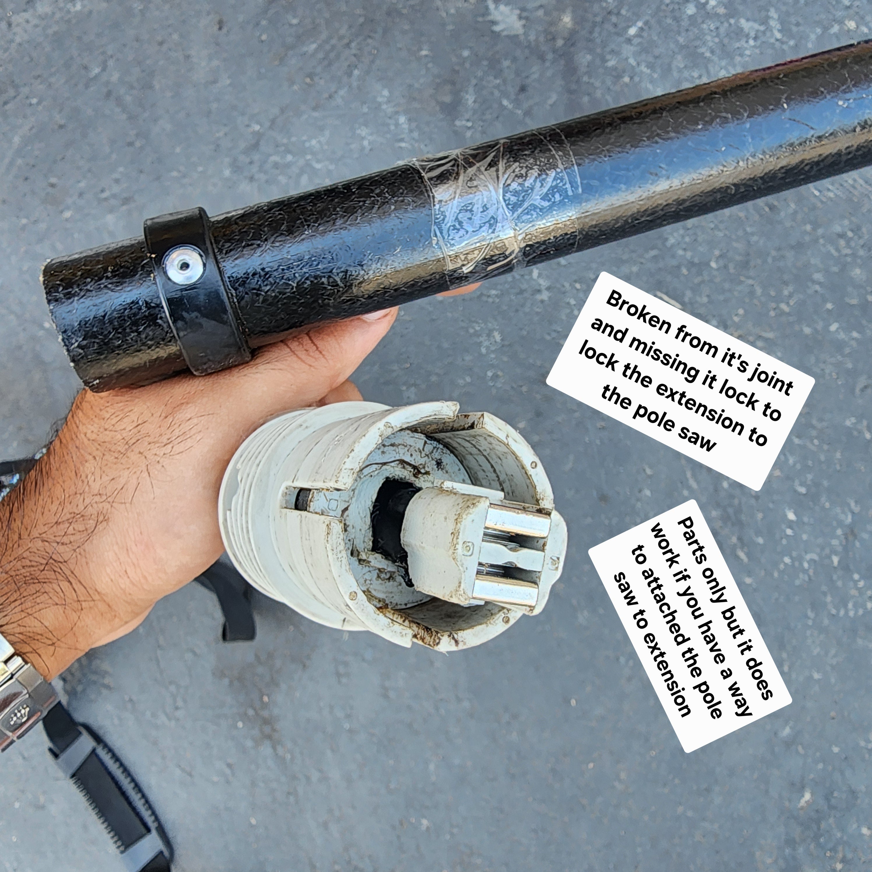 RYOBI P4360A ONE+ Sierra de podar de pértiga inalámbrica de iones de litio de 18 V y 8 pulgadas - Batería y cargador no incluidos