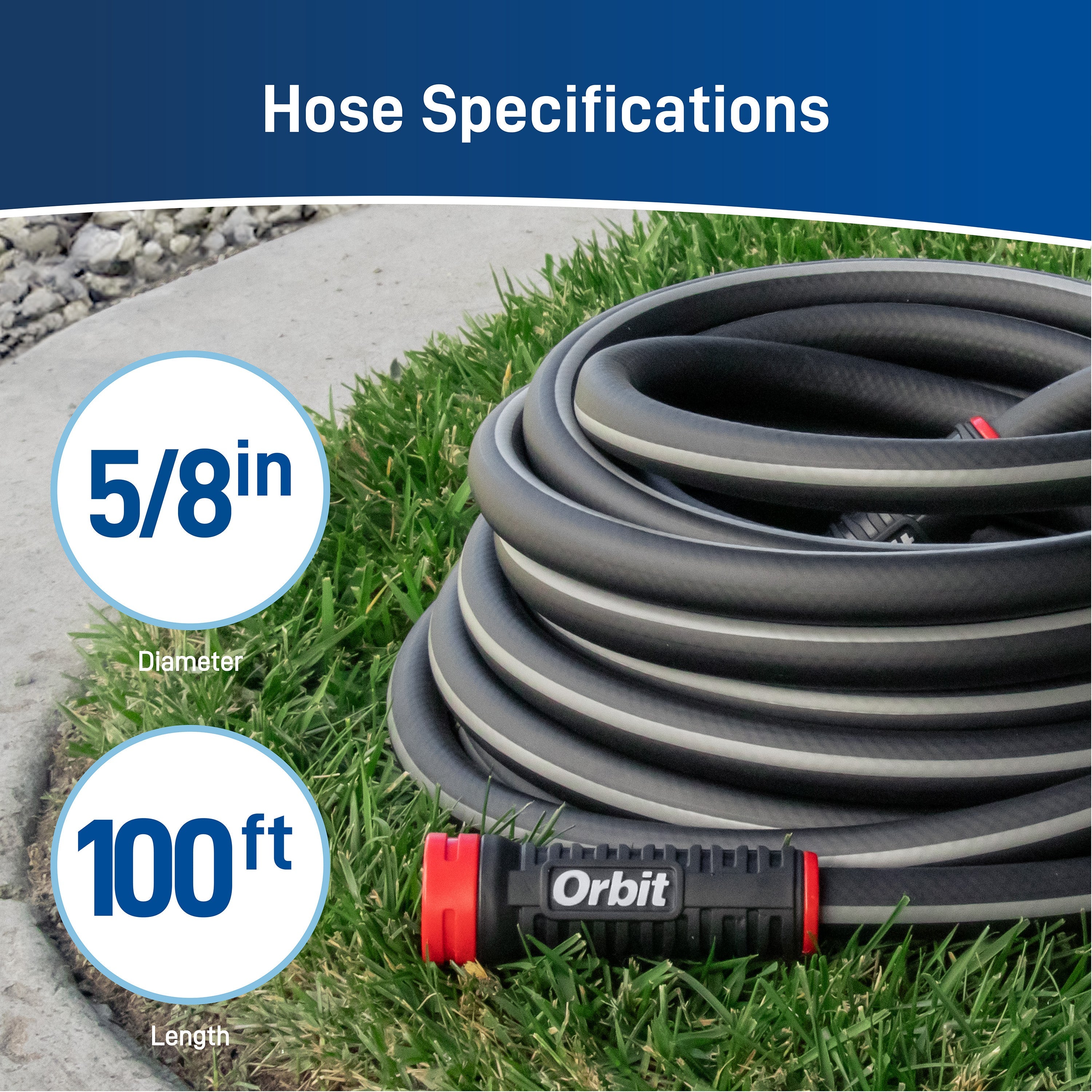 100 ft x 5/8" Polyfusion Hose Orbit Pro | 22140 Orbit Irrigation