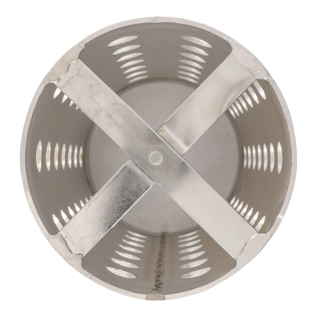 Perforated Stainless Steel Casting Flasks (4" x 8 1/2", Flanged) - Large Pepetools