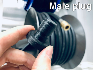 DribbleStopper Plug for Pressure Washer & Garden Hose Quick Disconnect Fittings Stubby Nozzle Co.