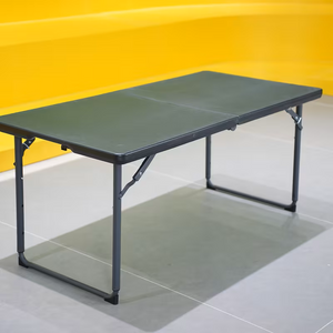 4ft/6ft Portable Plastic Folding Table – Indoor & Outdoor Dining 2Dropme