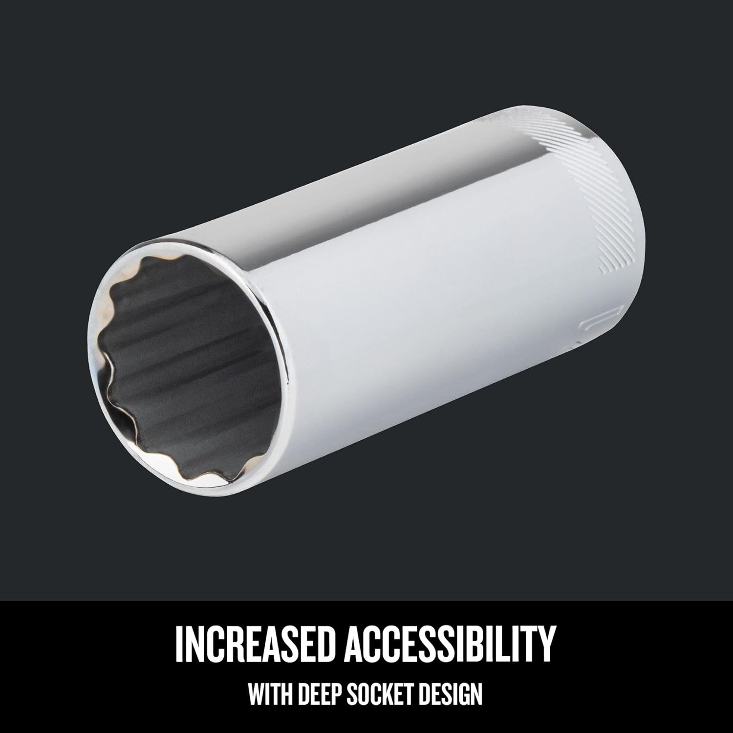 CRAFTSMAN 3/8-in Drive 21mm 12-Point Metric Deep Socket