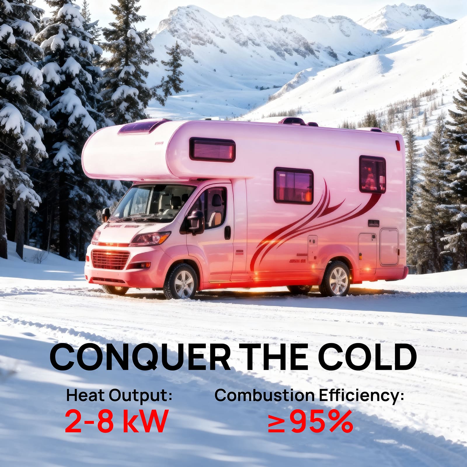 Arcade S8BP Diesel Heater, 8kW Dual Voltage, 4 Gal Large Tank TURBRO