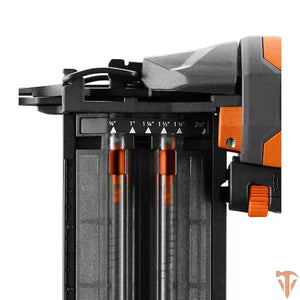 RIDGID 2-1/8 in. 18-Gauge Brad Nailer with CLEAN DRIVE Technology ridgid