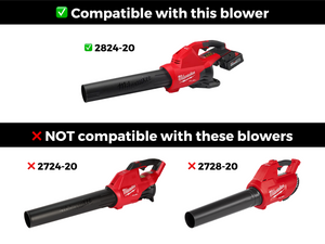 STUBBY® Car Drying Nozzle for Milwaukee M18 FUEL Dual Battery Leaf Blower (2824-20) Stubby Nozzle Co.