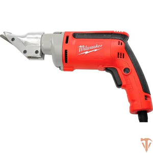 Milwaukee 18 gauge shear tool corded 120V for precise metal cutting