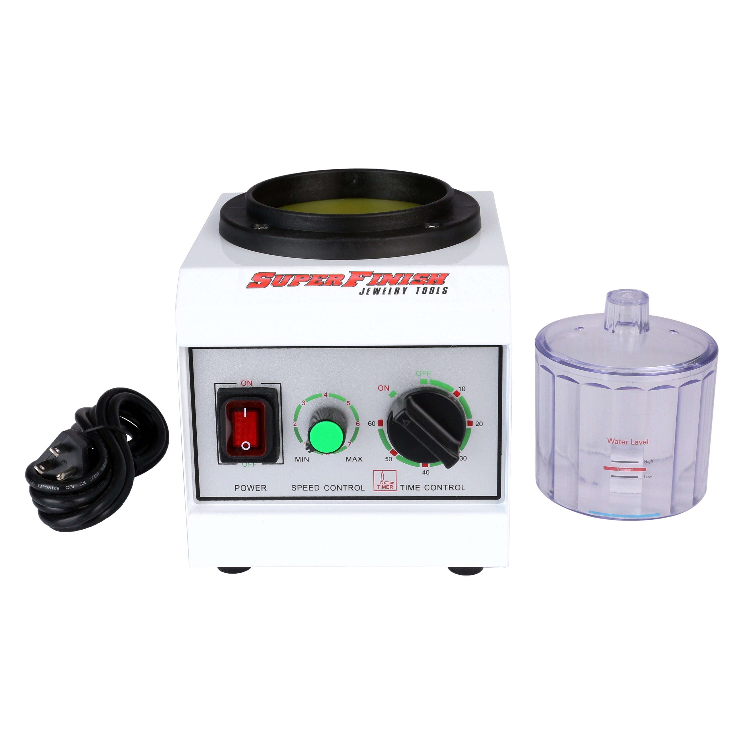 Super Mini Magnetic Jewelry Tumbler, Variable Speed, 4" Bowl, Pin Finisher Pepetools