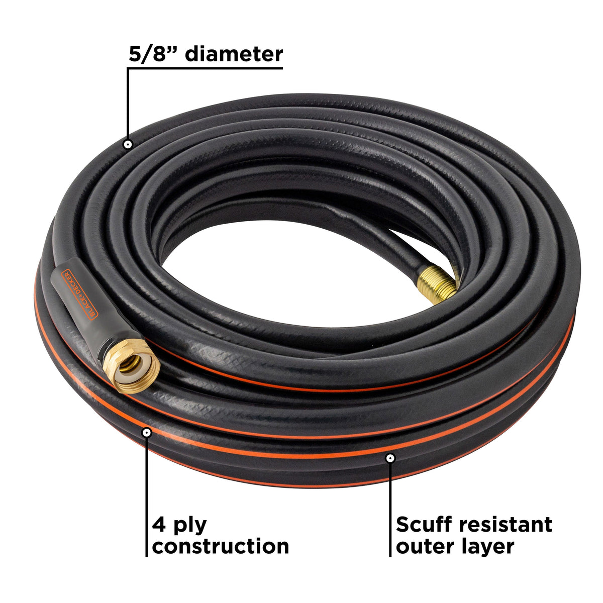 Manguera de jardín de servicio mediano BLACK+DECKER® - 15 m