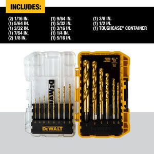 DEWALT DW1341 drill bit set feature guide