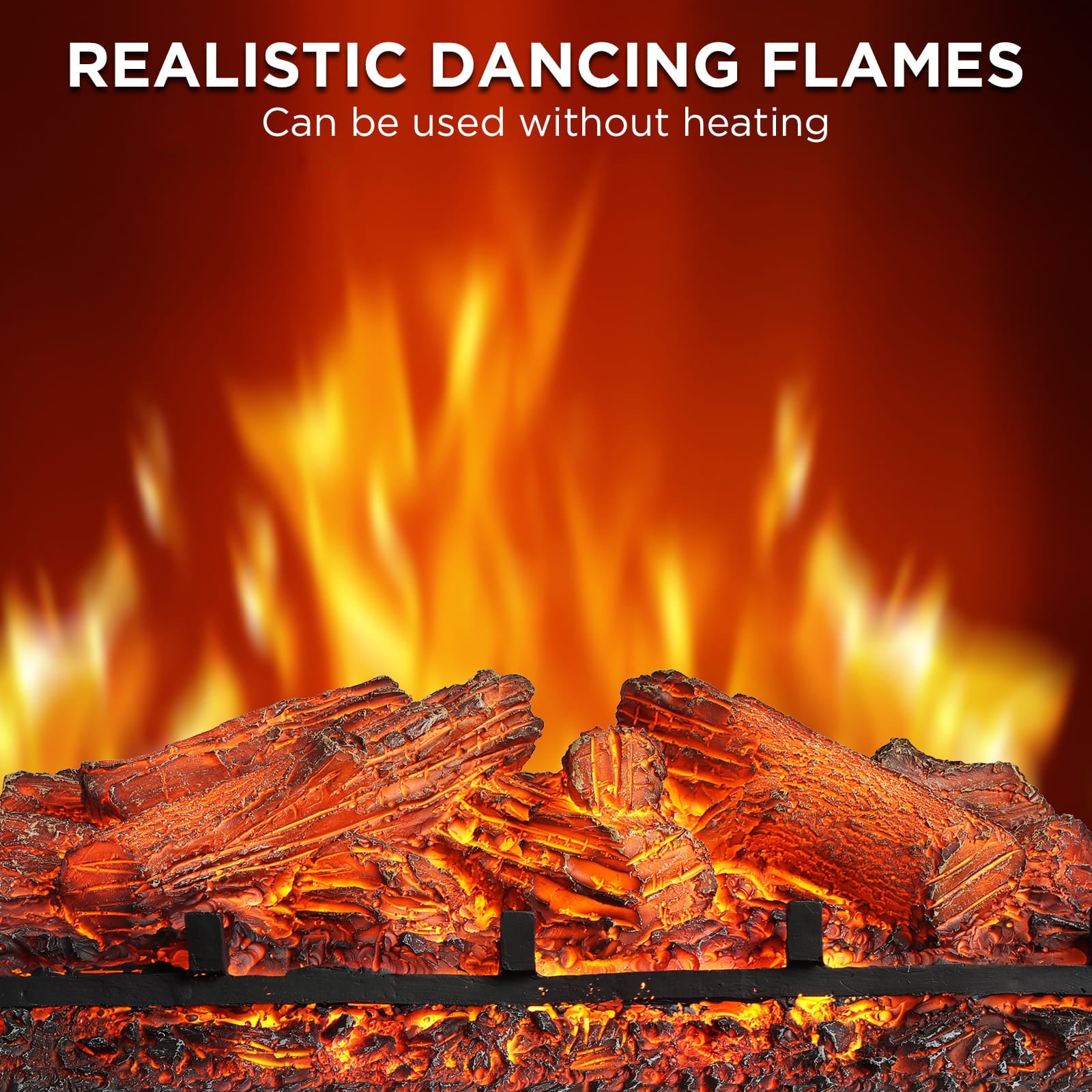 Eternal Flame EF23-LG Electric Fireplace Logs TURBRO