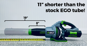 STUBBY® Car Drying Nozzle for EGO Leaf Blowers (765, 670, 650, 615, 580, 575, & 530 CFM Models) Stubby Nozzle Co.