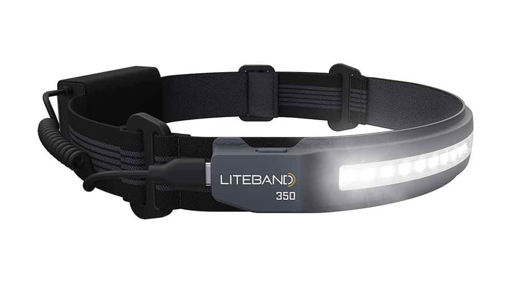 ACTIV 350 Lumen LED Wide Beam Rechargeable Headlamp Liteband