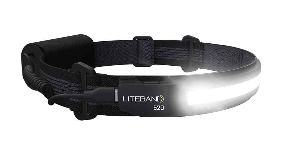ACTIV 520 Lumen LED Wide Beam Rechargeable Headlamp Liteband