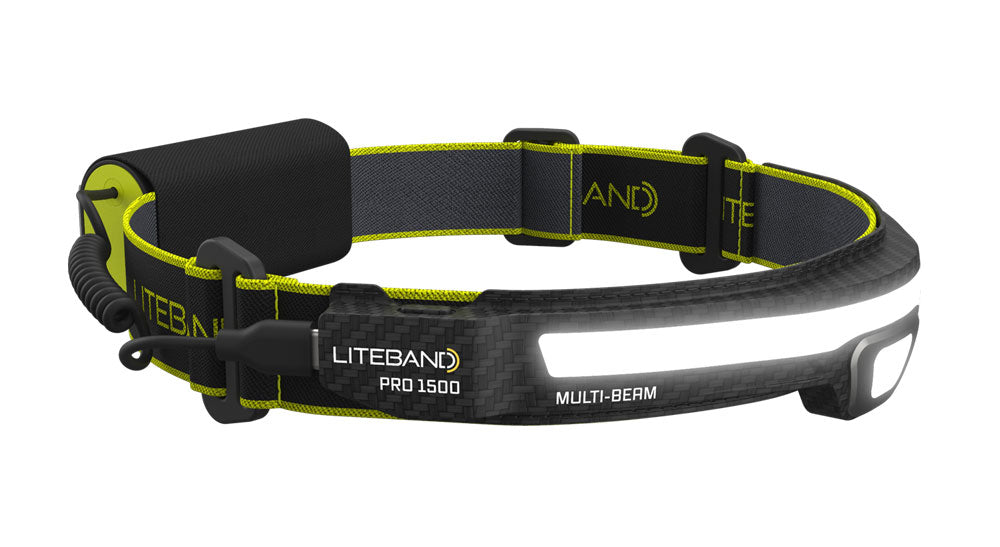 PRO 1500 Lumen LED Multi-Beam Rechargeable Headlamp Liteband