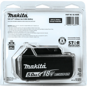Makita BL1850B 18V LXT® Lithium‑Ion 5.0Ah Battery Way Source