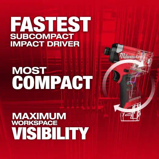 Milwaukee 3453-20 M12 FUEL™ 1/4" Hex Impact Driver (Tool Only) Way Source