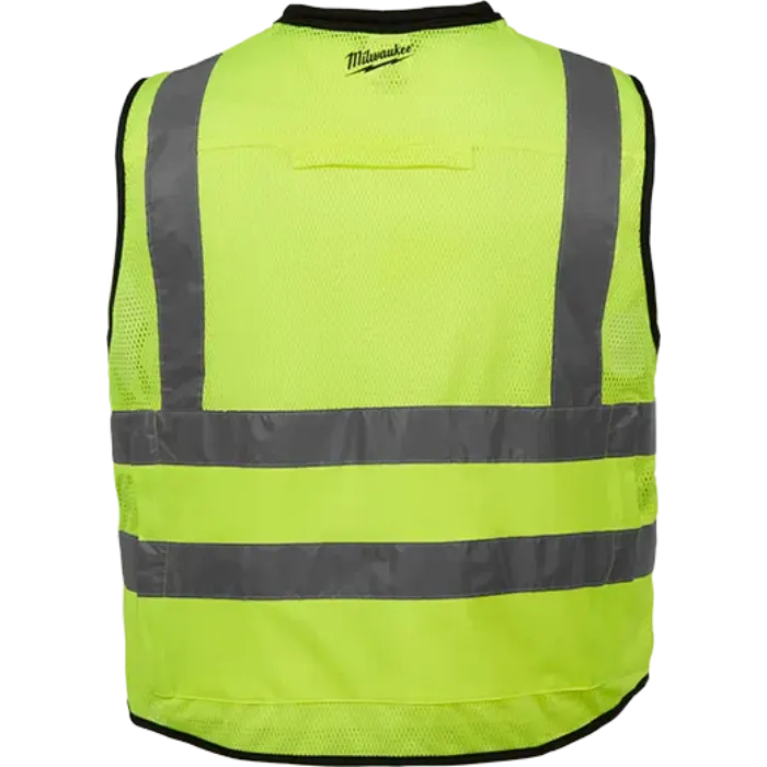 Milwaukee Class 2 High Visibility Yellow Performance Safety Vest Way Source