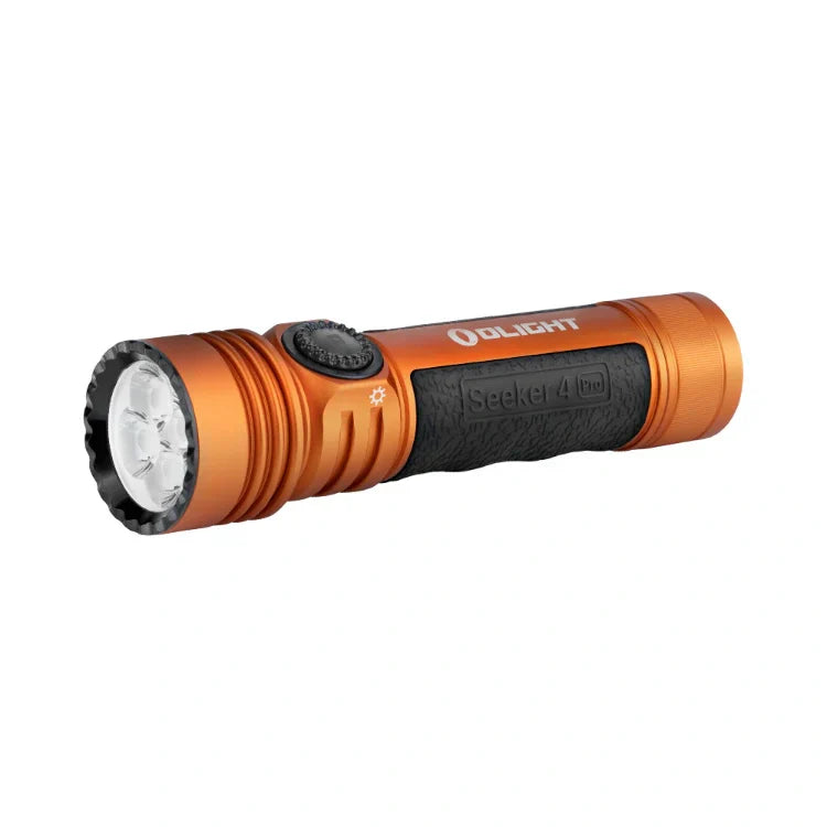OLIGHT SEEKER4PROOG Seeker 4 Pro High Power Flashlight - Orange CW(5700~7000K) VM Hardware