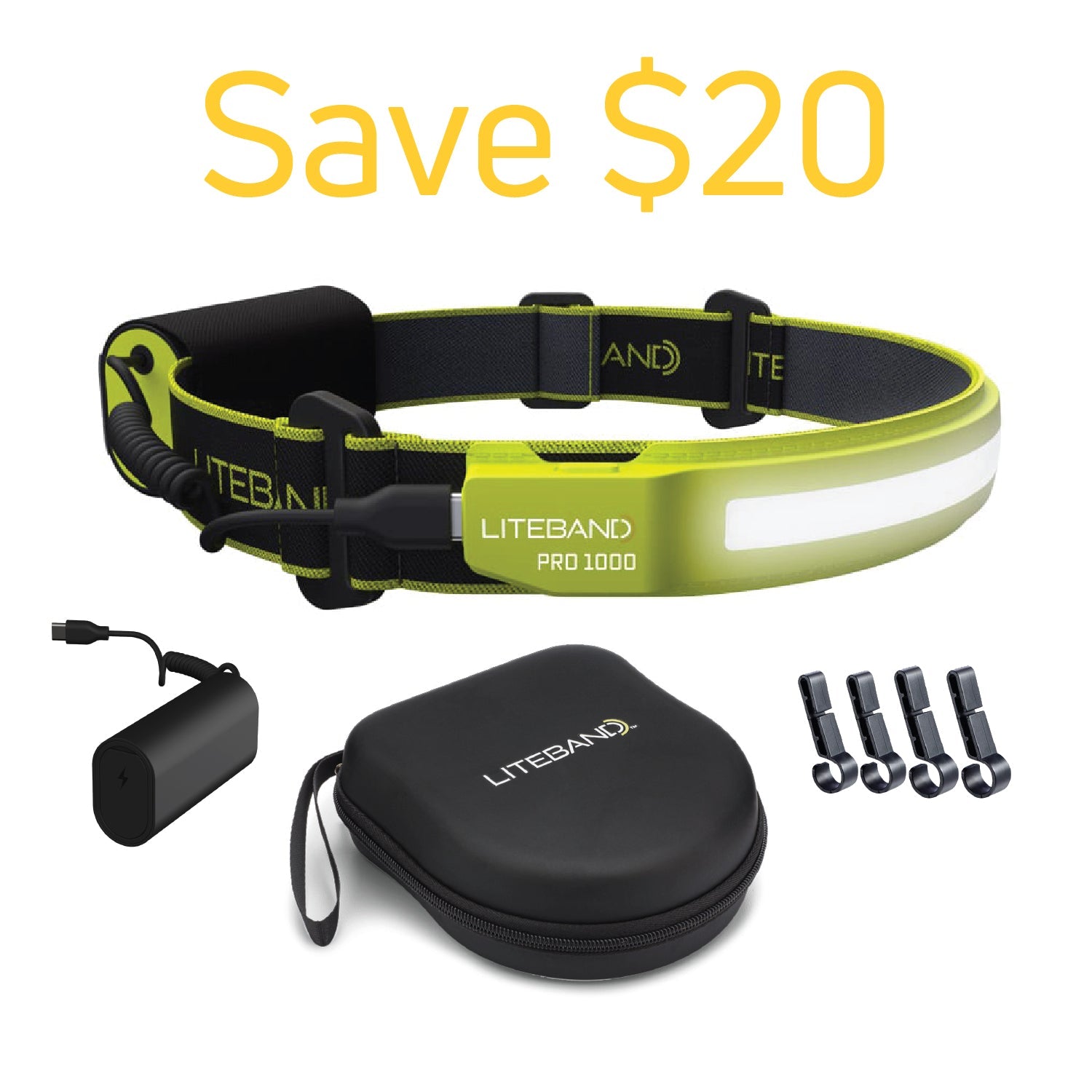 PRO 1000 Lumen Bundle Liteband