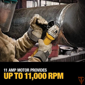 DEWALT 11 Amp 4.5 in. Corded Angle Grinder Open Box DEWALT