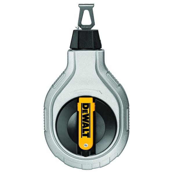 DEWALT 100 ft. 6:1 Chalk Reel with Chalk and Line Level