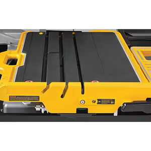 DeWalt D36000S professional wet tile saw with rolling stand