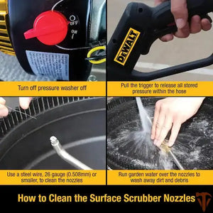 DeWalt DXPA37SC surface cleaner for concrete driveway cleaning