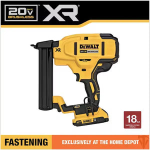 DeWalt DCN681D1 20V MAX XR staple gun yellow black