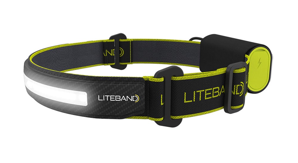 PRO 1000 Lumen LED Wide Beam Rechargeable Headlamp Liteband
