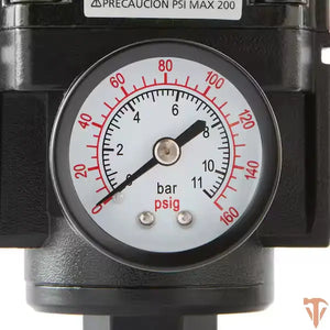 Industrial Husky HDA72200 air regulator for compressors and pneumatic tools