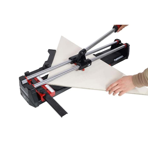 Husky 24 in. Tile Cutter with Tungsten Carbide Blade and Adjustable Gauge – Open Box | SKU 1009557382