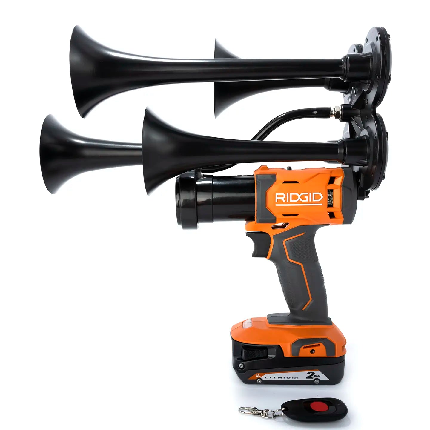 Train Horn for Ridgid Batteries - Quad HONKUP