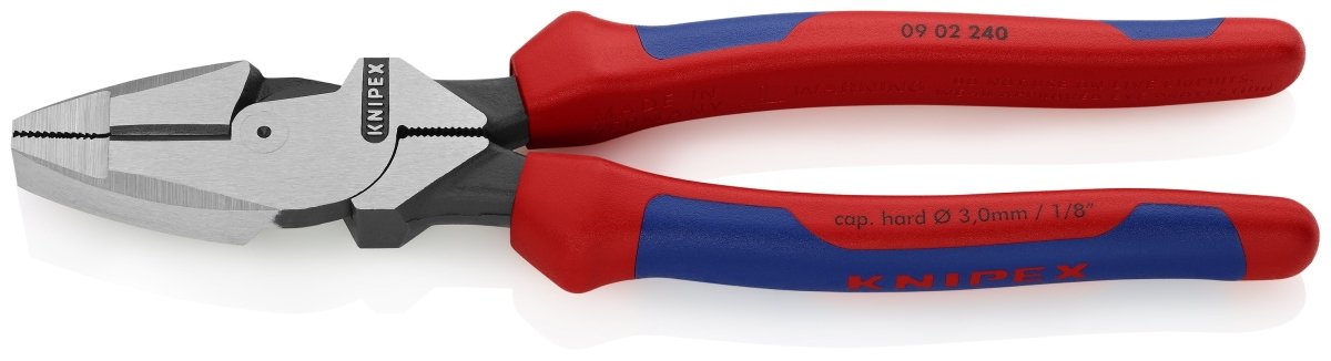 Knipex High Leverage Lineman's Pliers 9.5" 09 02 240 Knipex